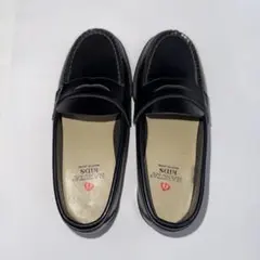 キッズ　HARUTA ローファー　黒　サイズ20cm