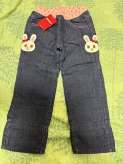 新品 ミキハウス パンツ 100 うさこ