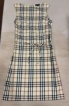 BURBERRY ノースリーブベルトワンピース 38 - メルカリ