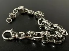 ヴィンテージシルバークロスモチーフブレスレットS925刻印メキシカン