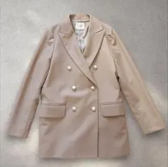 極美品 KEITH キース / ダブルテーラードジャケット ピンクベージュ
