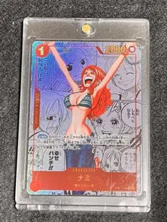 ワンピースカード　ナミ　⭐︎R コミパラ 　ナミスーパーパラレル
