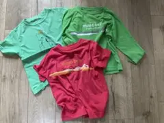 mont-bell 120 Tシャツ 3枚セット　半袖　長袖