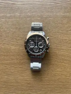 SEIKO クロノグラフ ブラックダイアル