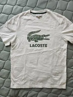 LACOSTE ホワイト Tシャツ US M