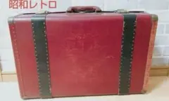 ボテ箱希少蓋付き朱ケース古道具 アンティーク レトロ 年代レア 古美術 