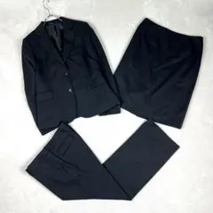 美品♡レミュー スーツスリーピースセットアップ ジャケット パンツ スカート L