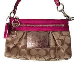 【完売カラー】COACH コーチ　ポピー ショルダーバッグ ピンク