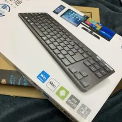 ELECOM Bluetooth 5.0 薄型コンパクトキーボード TK-FB…