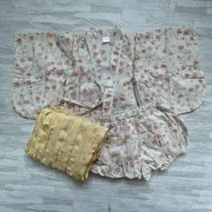 tete a tete テータテート 花柄甚平 浴衣 ベビー 子供服