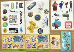 ディズニーシールまとめ売りcoachステッカー シュガーラッシュ スティッチ