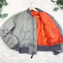 美品　80年代　アルファインダストリーズ　MA-1　フライトジャケット　USA製