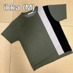 ikka 配色切り替え Tシャツ Mサイズ