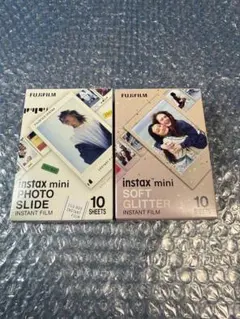 FUJIFILM instax mini インスタントフィルム 2種類　20枚