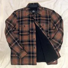 BAD QUENTIN CPOシャツ ジャケット 裏ボア イエロー サイズL