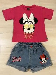 BABYDOLLミニー Tシャツ&デニムショートパンツ セット 120㎝