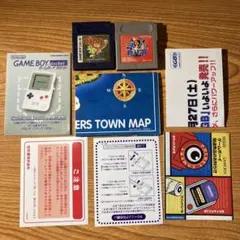 NintendoのGame Boyポケモン赤　金　タウンマップ　リーフレット付き