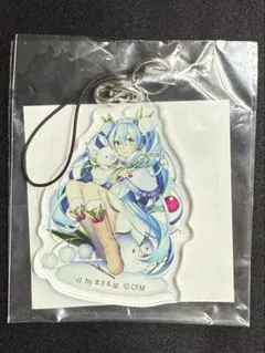 ② 雪ミクAS アクリルキーホルダー (なじょ) - メルカリ