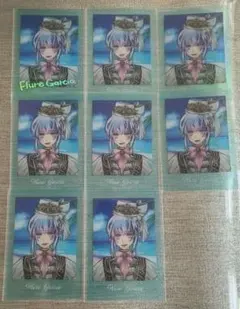 8枚セット フルーレ ぱしゃこれ クリアカード あくねこ 悪魔執事と黒い猫