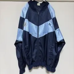 PUMA WellKey 80s.ビンテージジャージ ネイビー/ライトブルー