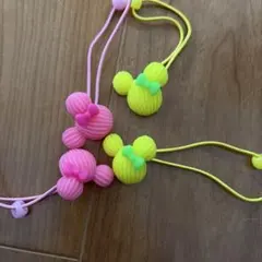 ミニーマウス風　ヘアゴム