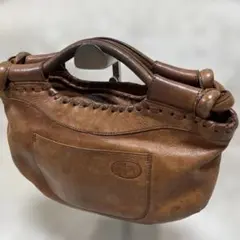 イビザ　IBIZA ハンドバッグ　ブラウン　レザー