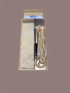 帯揚げ・帯締めセット（ホワイト・ゴールド）