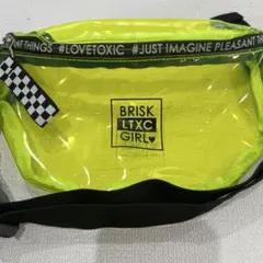 BRISK LTXC GIRL 蛍光イエロー ボディバッグのサムネイル