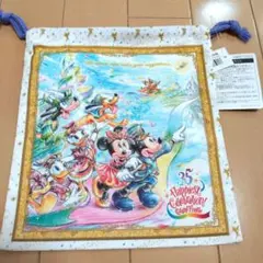 【新品タグ付き】東京ディズニーリゾート35周年グランドフィナーレ巾着