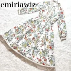 タグ付きemiriawiz エミリアウィズ 花柄ワンピース M 上品 フレア
