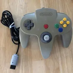 ニンテンドー64 コントローラー 純正　グレー