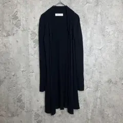 VINO ROUGE M ロング カーディガン レディース ブラック レーヨン