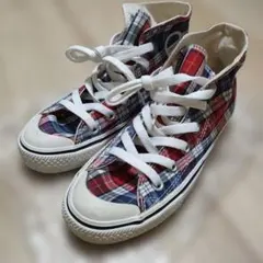 CONVERSE　チェック柄 ハイカットスニーカーのサムネイル