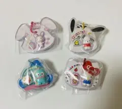 サンリオパッケージチャーム キティ ポチャッコ ハンギョドン ウィッシュミーメル