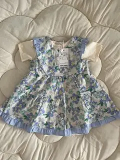 センスオブワンダー　花柄エプロンドレス