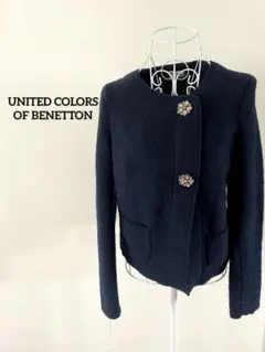 【UNITED COLORS OF BENETTON】ノーカラージャケット