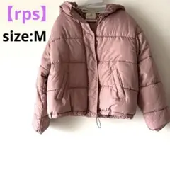 【rps】ダウンジャケット Mサイズ くすみピンク フード付き