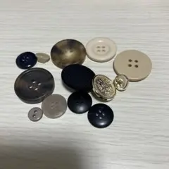ボタンセット 13個 多様なデザイン