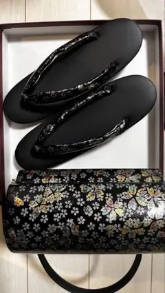 和装用バッグと草履のセット
