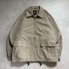 90s vintage ハリントンジャケット 中綿 ベージュ マカオ製 アメカジ 