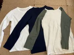 used 無印良品　長袖カットソー 150cm 3枚セット