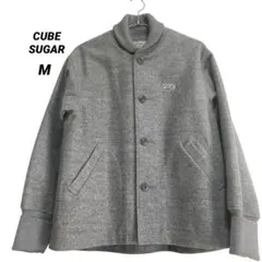 【美品✨】CUBE SUGAR ショートコート　ジャケット スタジャン M