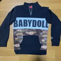 BABYDOLL 迷彩柄 ハーフジップ
