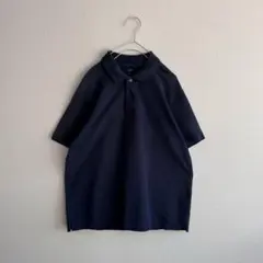 UNIQLO ユニクロ　ポロシャツ　XL 半袖　ネイビー　速乾