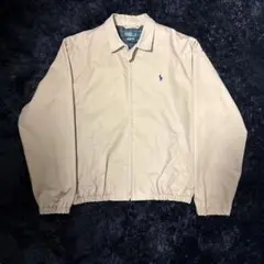 Polo by RalphLauren 90sスウィングトップ ベージュ　古着