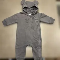 Disney ミッキーマウス フード付きロンパース