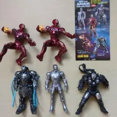 アイアンマンフィギュア 5体セット
