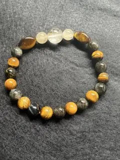 タイガーアイ 天然石ブレスレット 金運 お守り パワーストーン