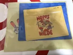 ズートピア2 HappyくじJ賞 ジッパーバッグセット(ニック、ジュディ)