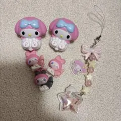 マイメロディ フィギュア＆ストラップセット